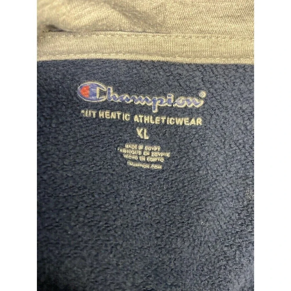 Champions Boys Navy Logo Hooded Sweatshirt Size XL